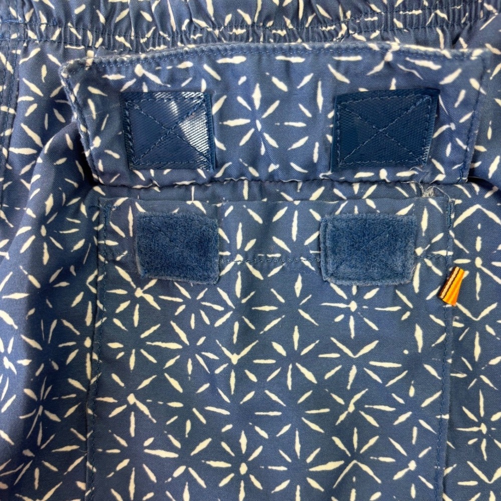 TRUE GRIT Mens Swim Trunks Board Shorts Bali Blue Print Drawstring Waterman XL - Picture 14 of 16
